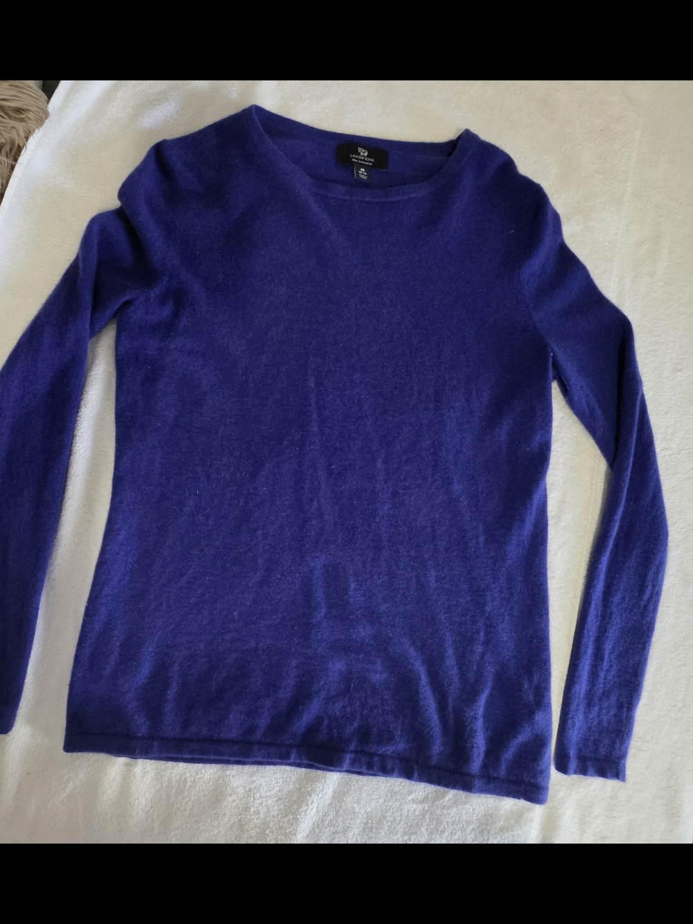 Lands' End Women's Cashmere Crewneck Sweater